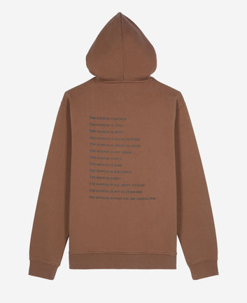 Sweatshirt à capuche What is marron